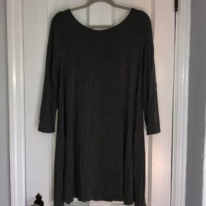 Grey Shift Dress